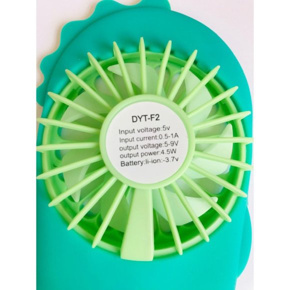 Green - Lovely Mini Portable Pocket USB Fan - Picture 4 of 7
